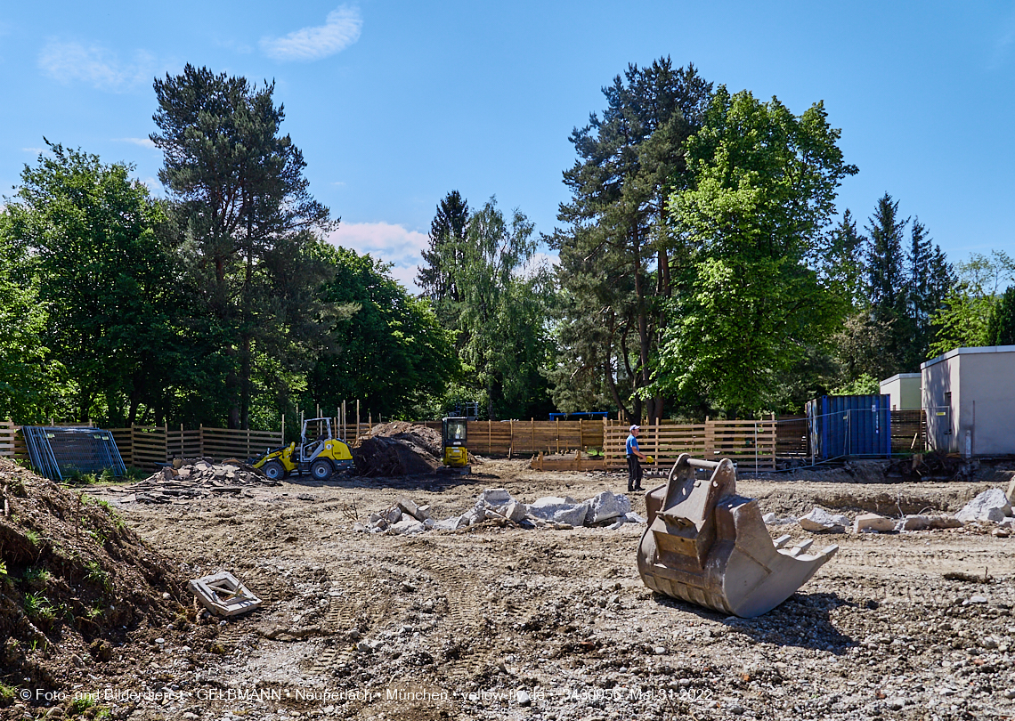31.05.2022 - Baustelle am Haus für Kinder in Neuperlach